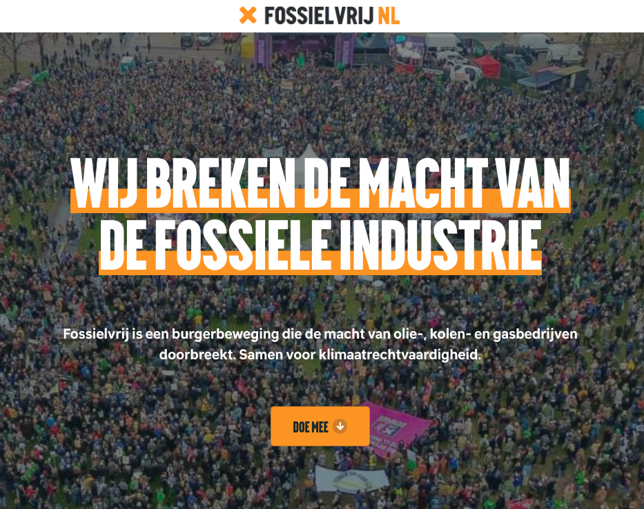 website FossielvrijNL