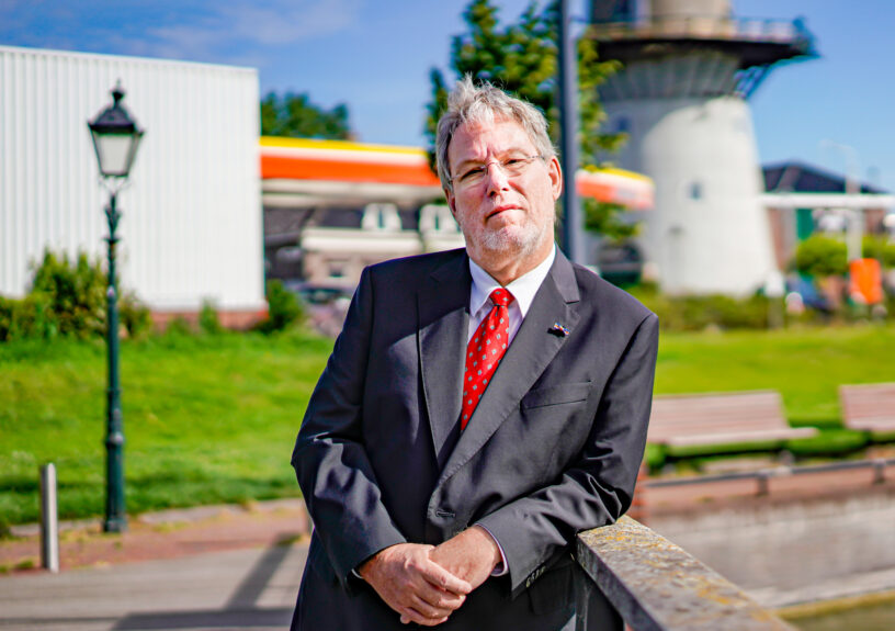 auteur Alfred Blokhuizen, voorzitter van SchipholWatch