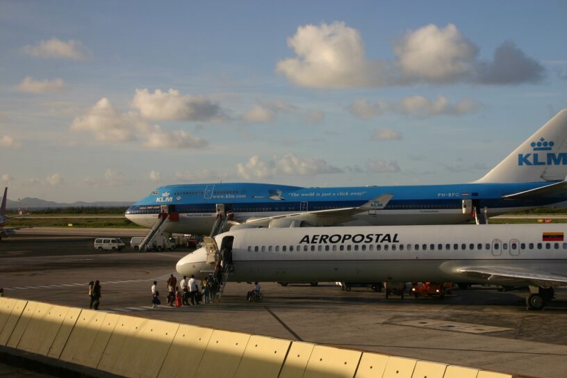 KLM op Curacao