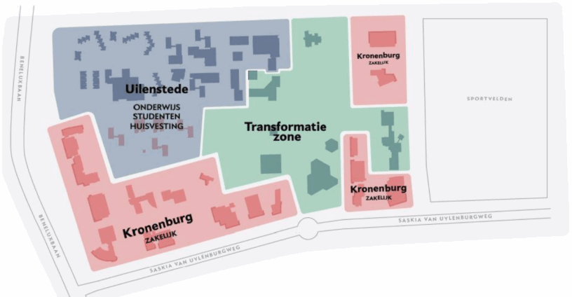 Kronenburg plattegrond