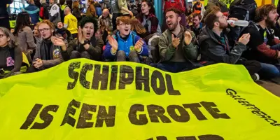 protest Schiphol