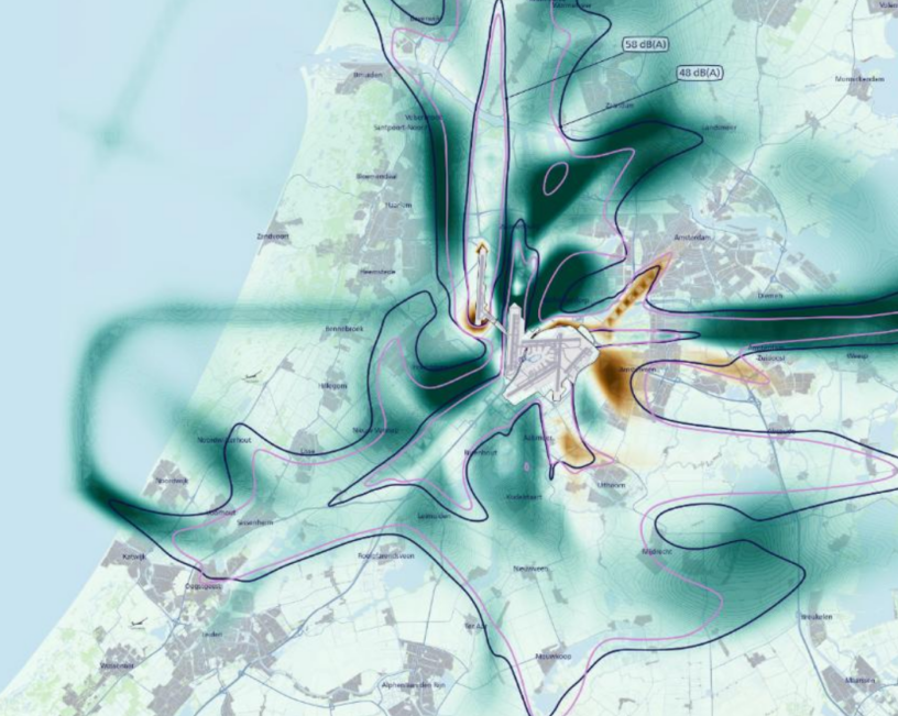 geluidscontouren Schiphol