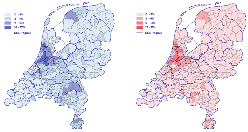 gebieden met ernstige overlast en slaapverstoring