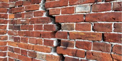 scheur in muur