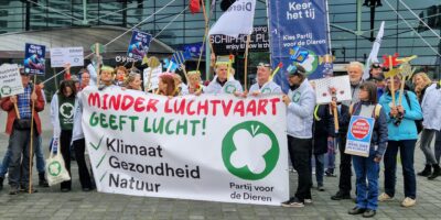 protest op schiphol